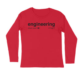 Engineering - Kannada Full Sleeve T-Shirt