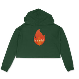 Benki - Kannada Crop Hoodie