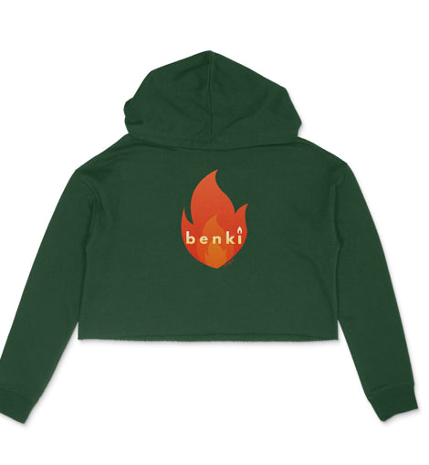 Benki - Kannada Crop Hoodie