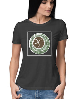 "A" akshara  - WOMEN'S KANNADA T-SHIRT