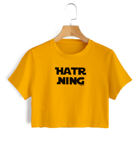 Hatr Ning - Kannada Crop Top